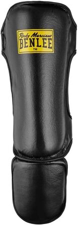 Захисники гомілок BENLEE Guardian з екошкіри, чорні (один)