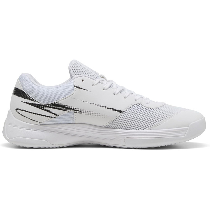 Кросівки для залу PUMA Unisex Varion II Indoor Court Shoe, біло-чорні