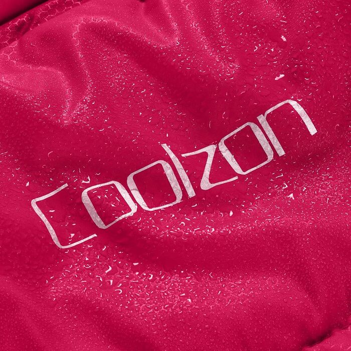Сплячий мішок Coolzon для кемпінгу та відпочинку на природі, 3-4 сезони, дорослий, компактний (червоний)