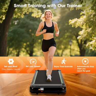 Бігова доріжка Alphaflow Walking Pad для дому та офісу з нахилом 4%, LED-дисплеєм та дистанційним керуванням