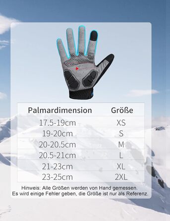 Велосипедні рукавички KUTOOK: антиковзаючі, амортизуючі, з гелевою підкладкою, сенсорні, для MTB, шосе, трейл, гірський велосипед, похід, блакитні, розмір L