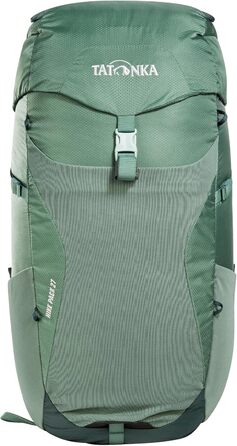 Рюкзак для туризму Tatonka Hike Pack 27 л, з вентиляцією спини та дощовиком, зелений