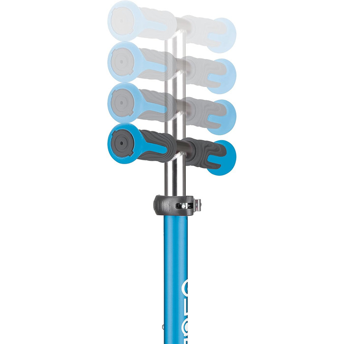 Дитячий самокат GLOBBER Elite, 3-колісний, регульований, з LED колесами, для дітей від 3 років, колеса 120/80 мм, підшипники ABEC 5