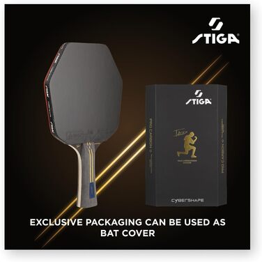 Пінний стіл STIGA Pro Carbon Plus Cybershape Truls Edition - професійний, 5 зірок, Touch Carbon, ITTF, для атакуючих гравців