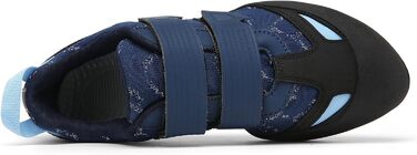 Кріпильні черевики для скелелазіння: чоловічі, жіночі, дитячі. Для початківців та професіоналів. Блакитний колір, розмір 44 EU.