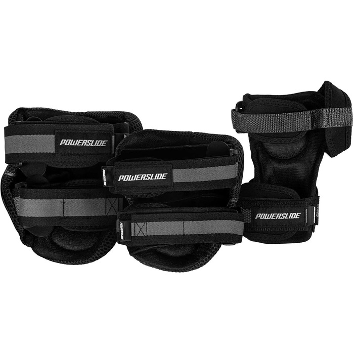 Захисний комплект Powerslide Pro Men чорний для роликів та інлайн-скейтів, арт. 903196