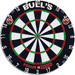 Дротики для дартсу BULL'S Focus II Plus, професійна мішень