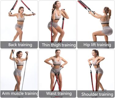 Набір гумових еспандерів для фітнесу Stackable Resistance Band: тренування всього тіла, для початківців та професіоналів, помаранчевий колір
