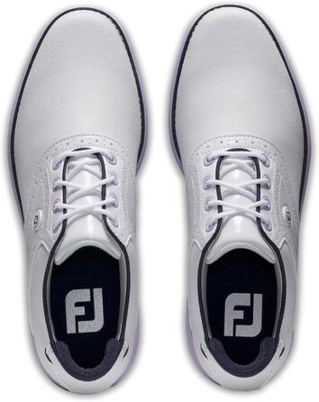 Жіночі гольф-туфлі FootJoy Tradition 38 EU, білий, темно-синій, фіолетовий