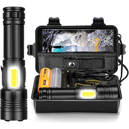 Ліхтар LED 20000 Люмен, USB-C, XHP77.2, Zoom, IPX67, 7 режимів, для кемпінгу та надзвичайних ситуацій