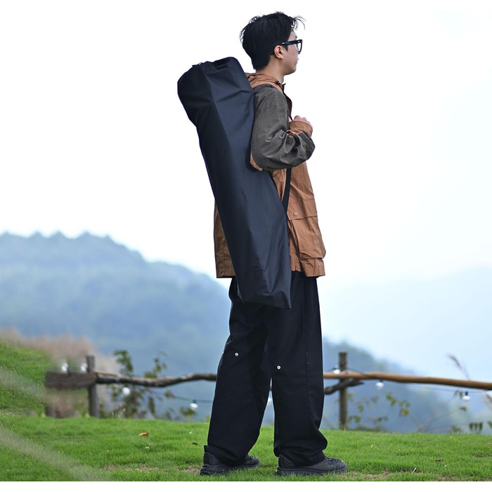 Крісло для кемпінгу складне, з регульованою спинкою в 4 положеннях, до 150 кг, з підстаканником та бічною кишенею, для риболовлі, відпочинку на природі, саду, балкону (Цянь)