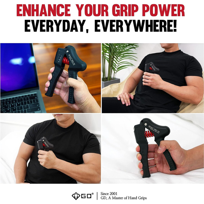Регульований тренажер для рук GD GRIP Pro-70, 25-70 кг