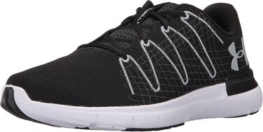Чоловічі бігові кросівки Under Armour Thrill 3, 44 EU, чорний, білий, сірий