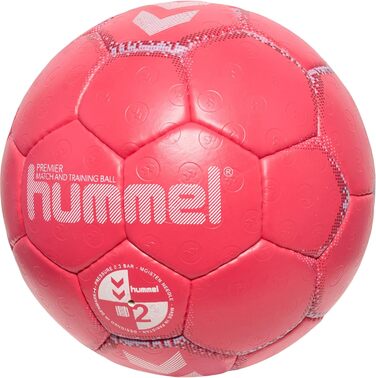 Гандбольний м'яч hummel Premier для дорослих, розмір 3, червоно-синьо-білий