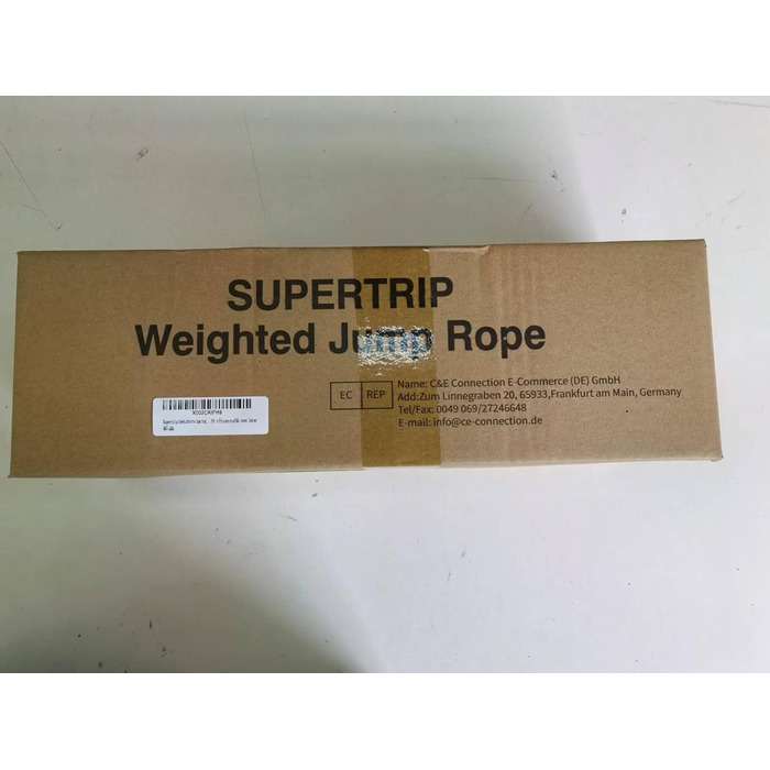 Стрибалка Supertrip Upgrade: Важкий скакальний трос для фітнесу, 2-ге покоління, 360° обертання, для тренування всього тіла, для жінок та чоловіків (3.21/3.38/3.41 кг)