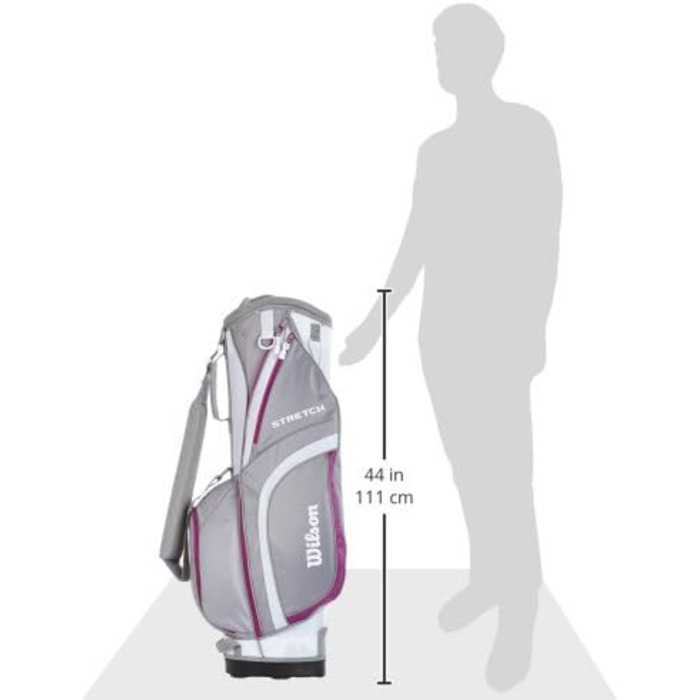 Жіночий комплект для гольфу Wilson Stretch, 9 клюшок з сумкою-візком
