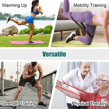 Гумові еластичні стрічки Kiemeu для жінок, фітнес-стрічки для ніг та сідниць, 6 см