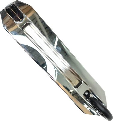 Трюковий самокат Striker Lux для дітей та дорослих, легкий, ABEC 9, для парку, 75,5 см, чорний/неохром