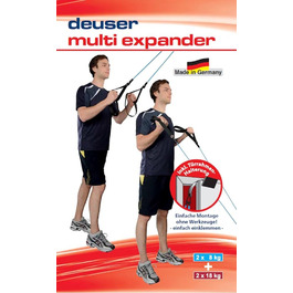 Гумовий еспандер Deuser Multi-Expander для жінок і чоловіків, фітнес-резинка для тренувань, універсальний тренажер