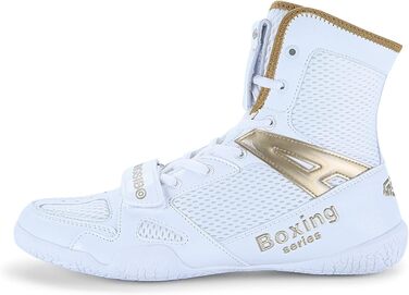 Чоловічі боксерські черевики BLBK для боротьби, кікбоксингу, муай-тай, спарингу та тренувань. Дихаючі боксерські черевики для чоловіків та юнаків, 30 EU, білий колір