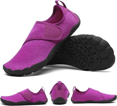 Шкарпетки-шкарпетки Mishansha для відпочинку на воді, швидковисихаючі, антиковзкі, для активного відпочинку, розмір 36-46 (42 EU), колір: фіолетовий