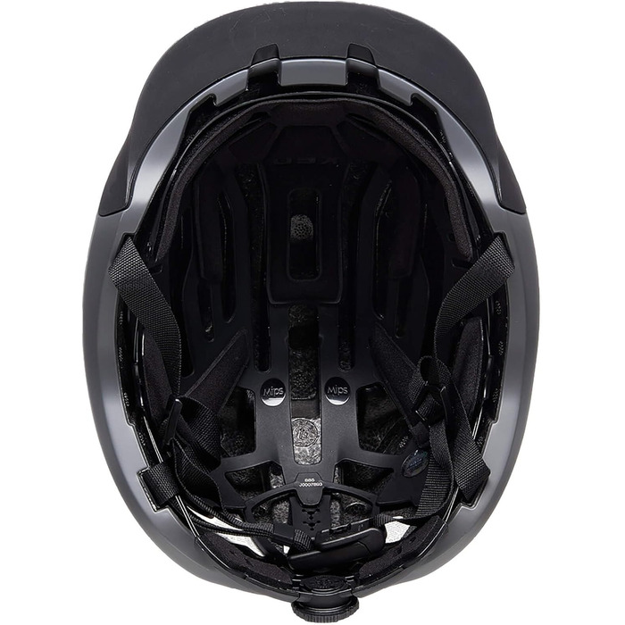 Шолом для електровелосипеда Mitro UE-1 Urban з LED ліхтариком, візором, MIPS, BOA Fit System, FIDLOCK, 350г, сірий-оранжевий матовий, 52-58 (M)