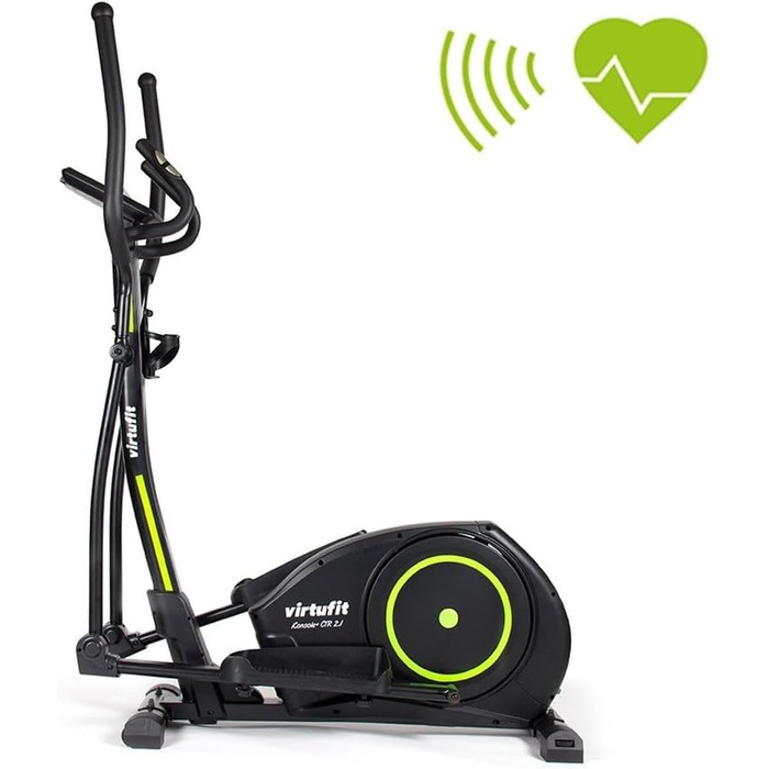 VirtuFit iConsole CTR 2.1: Еліптичний тренажер для дому з iConsole, 150 кг, переможець тестів