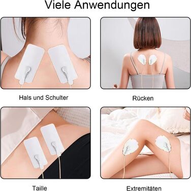 Пристрій TENS EMS від Tosucs: електростимулятор з 10 електродів для зняття болю та масажу спини