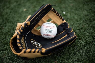 Дитяча бейсбольна рукавичка Rawlings Players Series для T-Ball, правша, 29,2 см (9-11,5''), 7–9 років, верблюжий/чорний