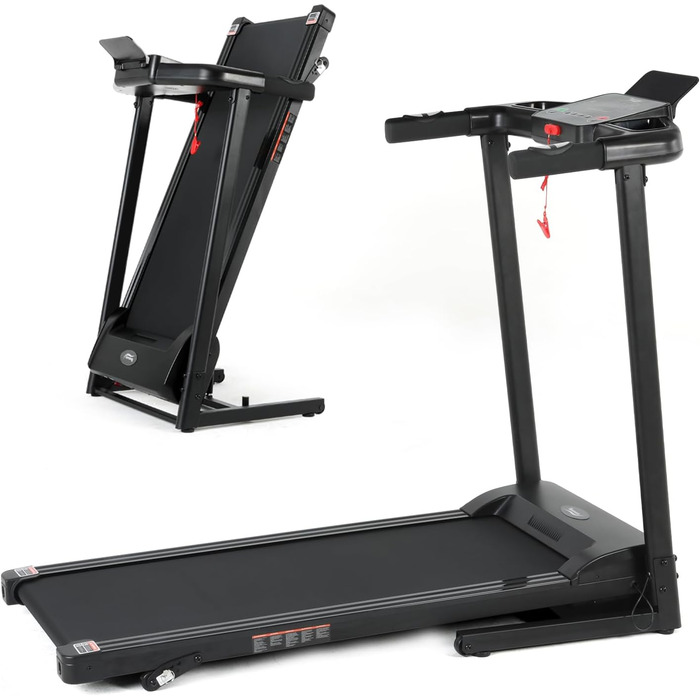 Складний біговий тренажер для дому NV-1026 з LED-дисплеєм та 12 програмами тренувань, 14 км/год