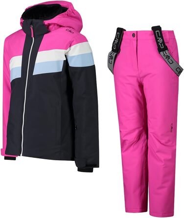 Дитячий комплект CMP: куртка та штани, антрацит/фуксія, 176