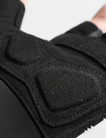 Велосипедні рукавички INBIKE Habfinger: літні, дихаючі, з TPR накладками на пальці та EVA підкладкою, антиковзкі, MTB, чоловічі/жіночі, MH020, чорний/зелений (S, чорний/помаранчевий)