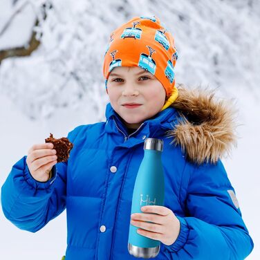 Термос-пляшка 750 мл, ізольована пляшка для води з нержавіючої сталі, без BPA, водонепроникна термопляшка з подвійними стінками, підходить для газованої води, для університету, роботи, подорожей, спорту, активного відпочинку, хлопчиків та дівчаток, темно-
