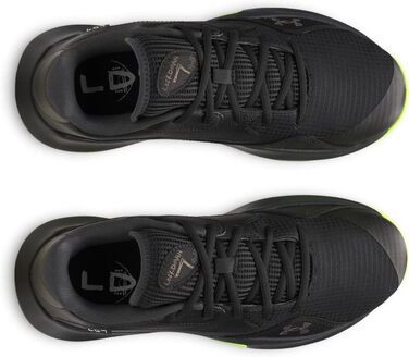 Кросівки баскетбольні чоловічі Under Armour Ua Lockdown 7 Low (43/45 EU, Чорний/Чорний/Металевий Чорний)