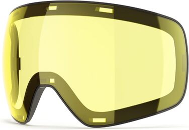 ZIONOR iSki 1X Лижна маска для сноумобіля, дзеркальна, антифог, ергономічний дизайн, сумісна з шоломом