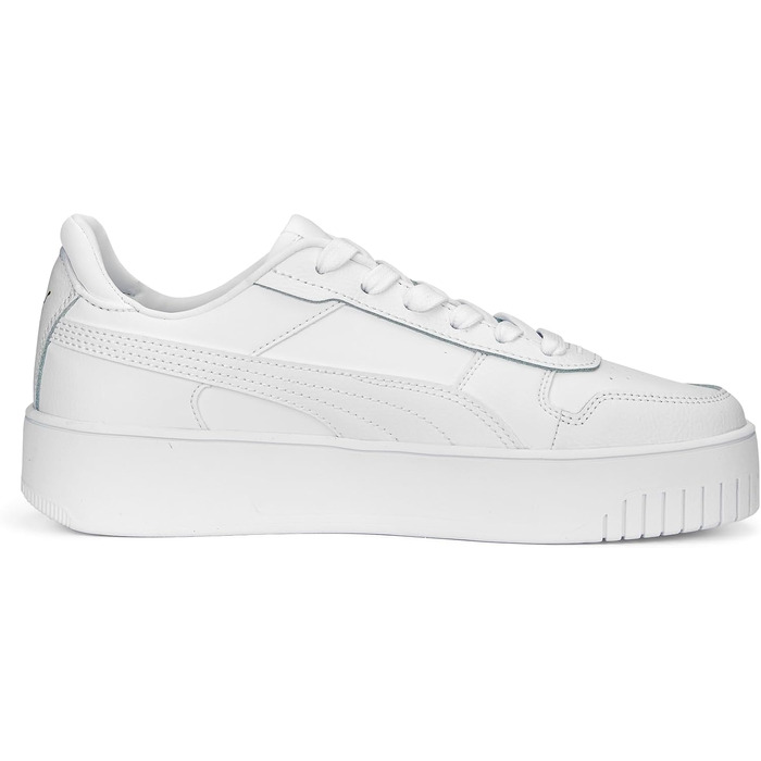Жіночі кросівки PUMA Carina Street, білі з золотистими деталями, розмір 40 EU