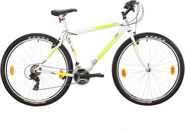 Гірський велосипед Probike PRO 29 дюймів, 21 швидкість, для чоловіків та жінок, зріст 175-190 см, білий/зелений, Multibrand Distribution