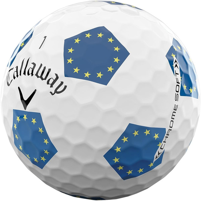 Гольф-м'ячі Callaway Chrome Soft (серія 2022), білі (EU Truvis)