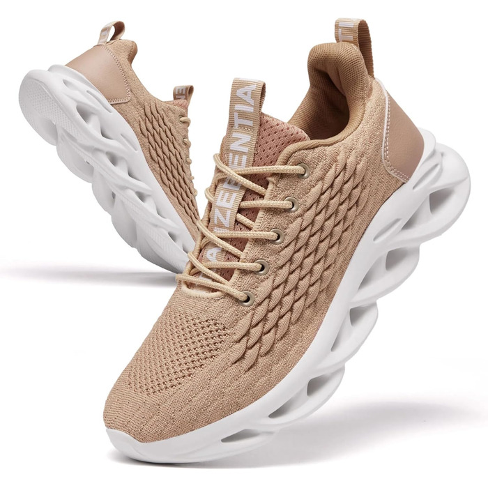 Чоловічі кросівки для бігу, тенісу та фітнесу. Легкі, дихаючі, зелені (45 EU, коричневий)