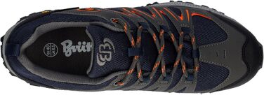 Жіночі похідні черевики Brütting Expedition (37 EU, морський колір, сірий, помаранчевий)