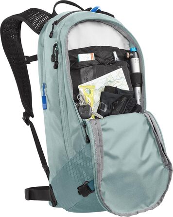 Жіночий гідраторний рюкзак CamelBak M.U.L.E. 12 для маунтбайку, магнітна застібка, 2,8 л, синій/чорний