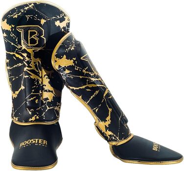 Дитячі захисні щитки для гомілки Booster Gold-Marble для MMA та Муай Тай