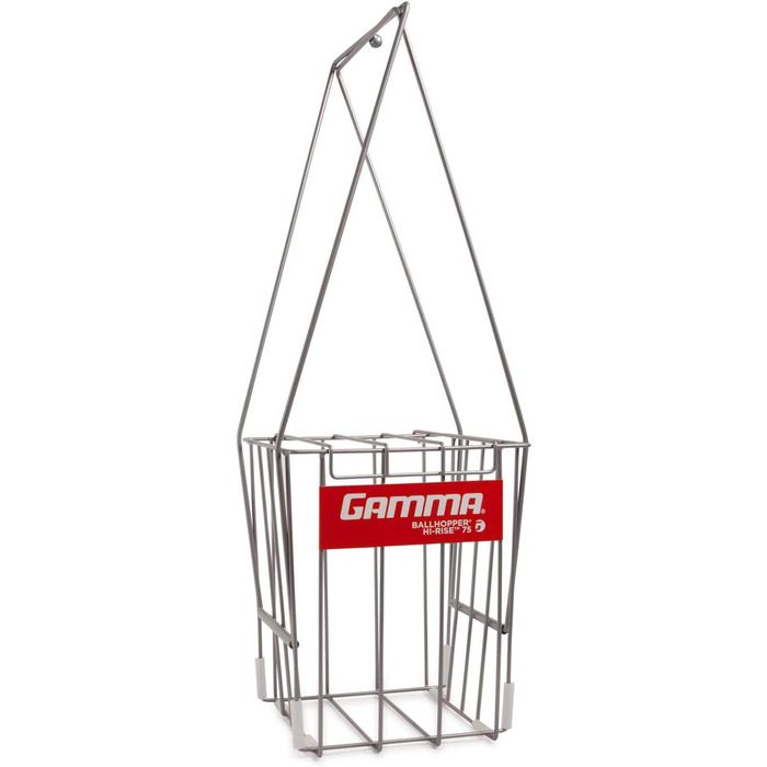 Кошики для тенісних м'ячів Gamma: зручне збирання, місткість 50-140 м'ячів, різні кольори