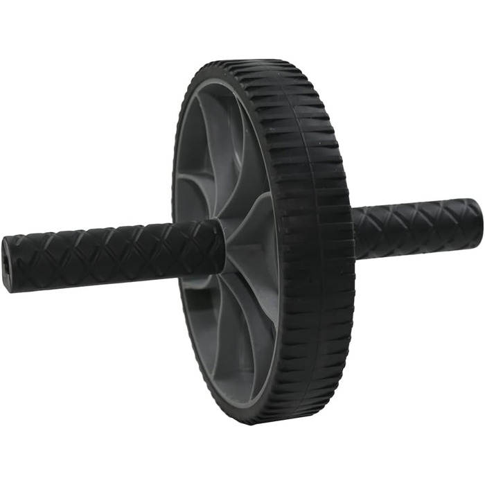 Ролер для пресу Ram® для фітнесу та тренувань, ABS-радіо, чорний