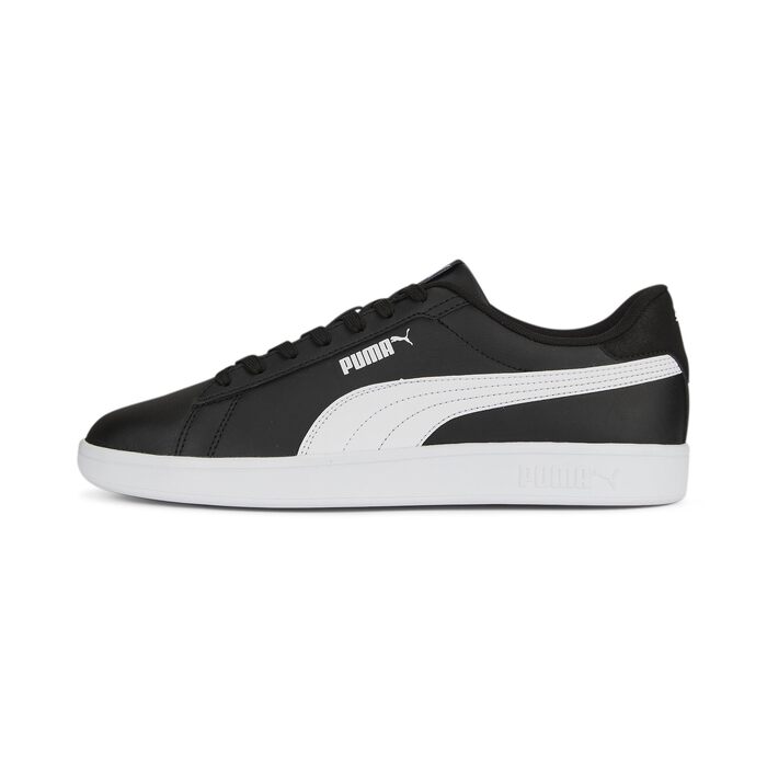 Кросівки Puma Smash 3.0 LS унісекс, чорні з білим (Puma Black/White), розмір 43 EU