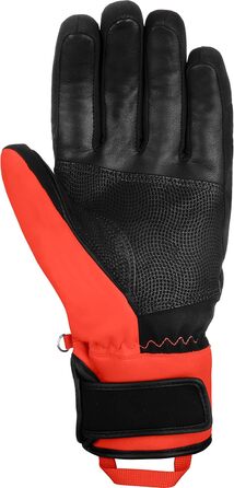 Чоловічі лижні рукавички Reusch Worldcup Warrior R-Tex XT, теплі, водонепроникні, мембрана, дихаючі, чорні/червоні, розмір 10.5