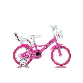 Дівчача дитячий велосипед SCH Roses 14 дюймів (4-6 років) Рожевий