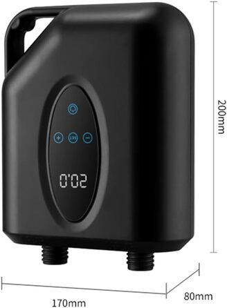 Насос SUP JoyFan: електричний, 12V, високий тиск 20PSI, швидке надування/здування, автовимкнення, чорний, універсальний