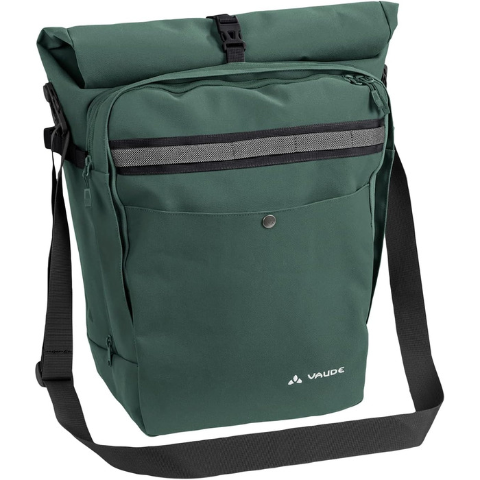 Велосумка VAUDE ExCycling Back Phantom Black, універсальна, чорна, модель 126936780, для велосипеда, водонепроникна