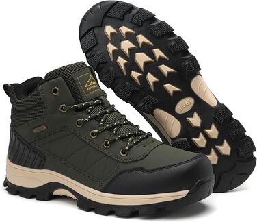 Чоловічі зимові черевики ARRIFIO BELLO: зимові черевики, вандер-черевики, трекінг черевики, утеплені, з антиковзанням, розмір 41-46, колір зелений